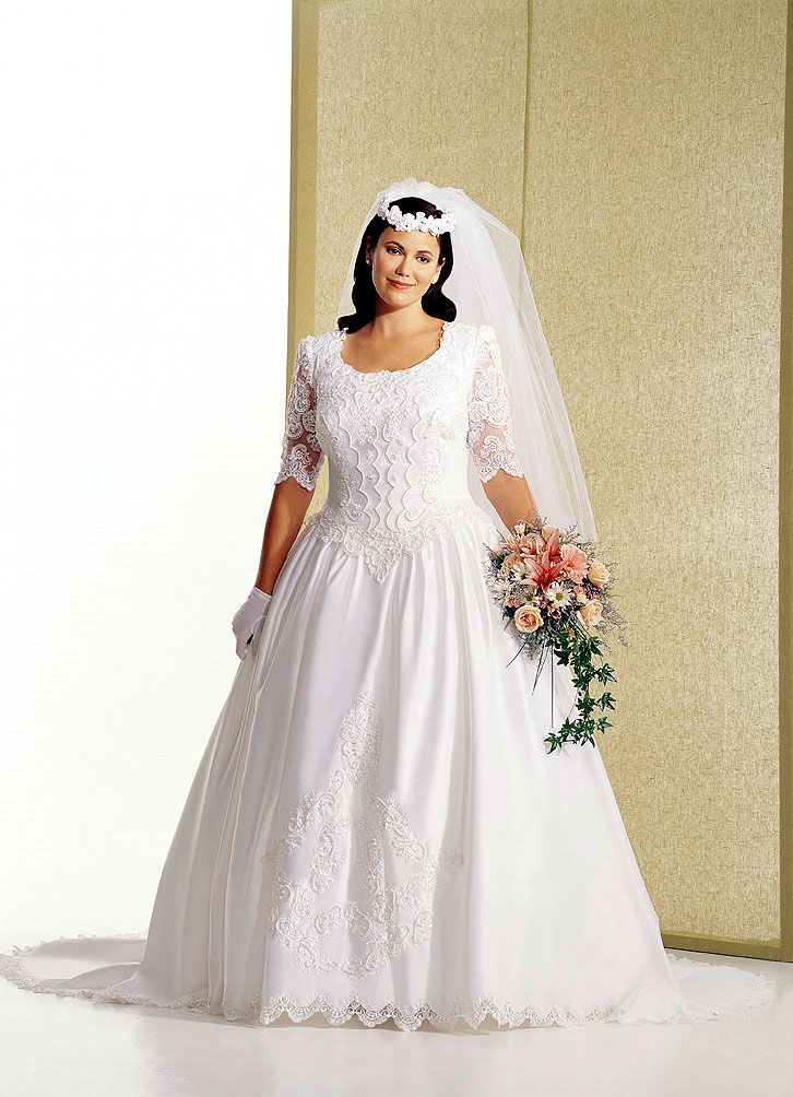 plus size wedding gowns with sleeves3