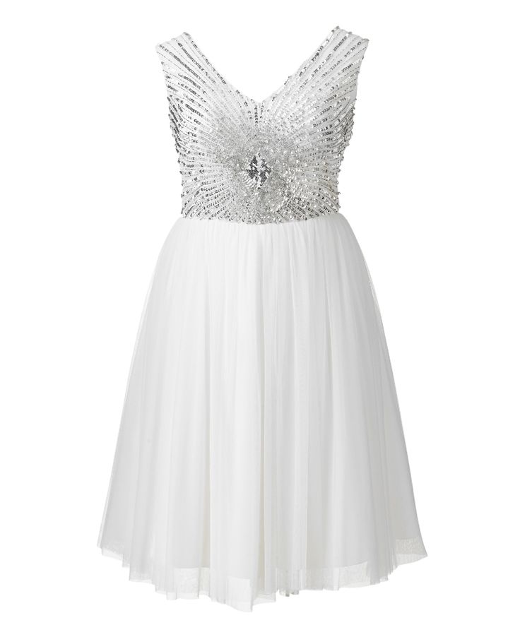 Plus size white dress cocktail - curvyoutfits.com