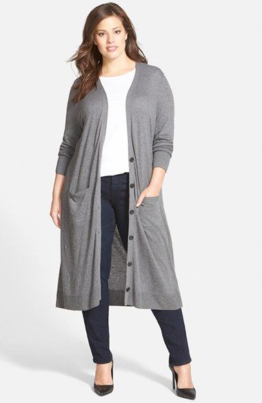 5 plus size outfits with a cardigan 3