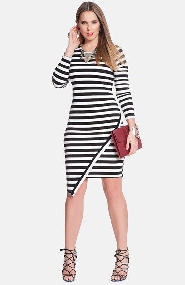 5-plus-size-striped-dresses-for-christmas-that-you-will-love-4