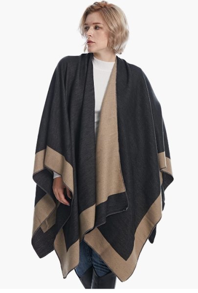 The right poncho for plus size girls