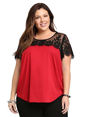 5 plus size outfits with a satin top for Valentine's day