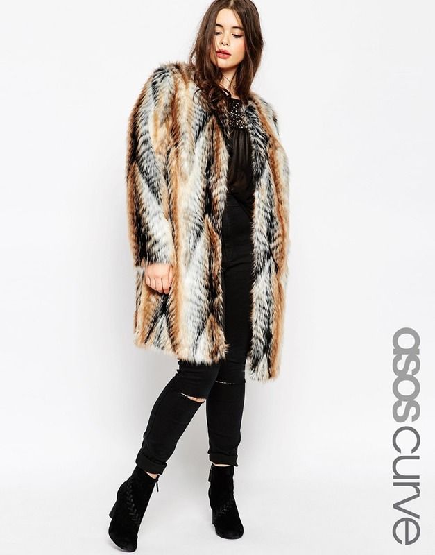 how-to-combine-plus-size-casual-outfits-with-a-faux-fur-coat