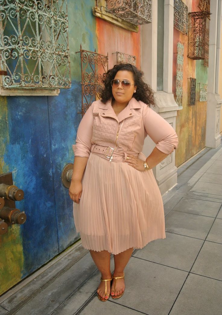 5 pink pastel dresses for plus size girls - Page 5 of 5 - curvyoutfits.com