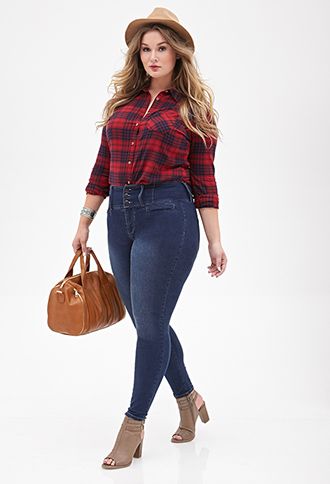 5-plus-size-outfits-with-high-waisted-jeans-for-spring-2