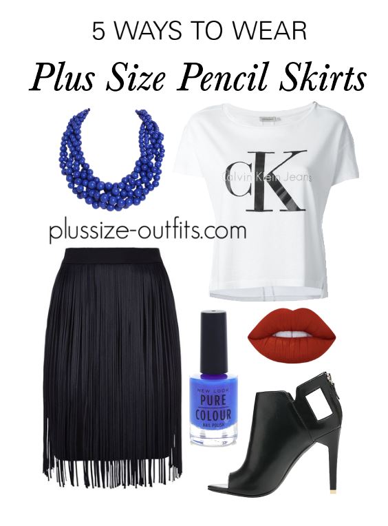 5 ways to wear a plus size pencil skirt this summer (1)