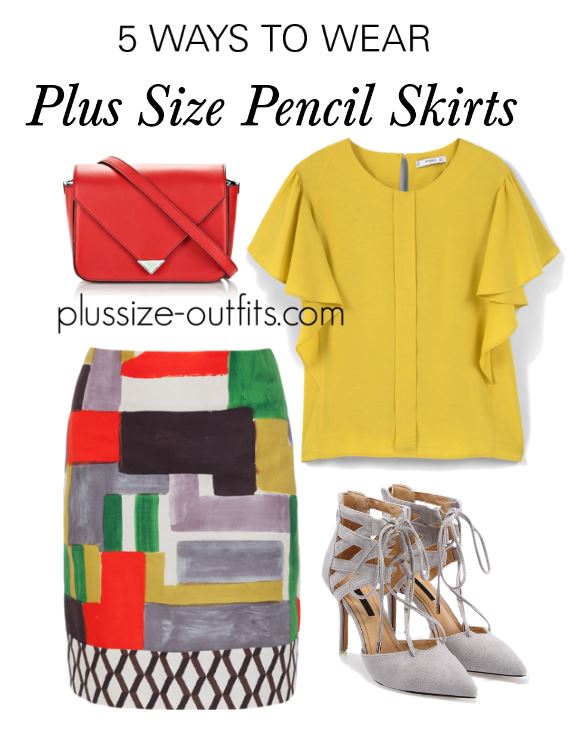 5 ways to wear a plus size pencil skirt this summer (4)