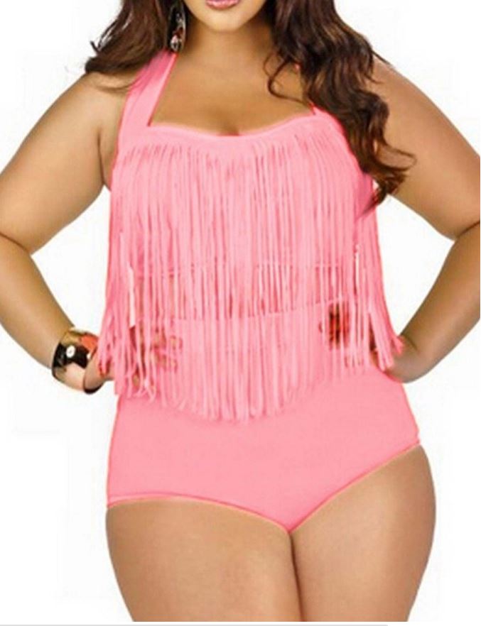 5 pink plus size swimsuits that are really flattering 1