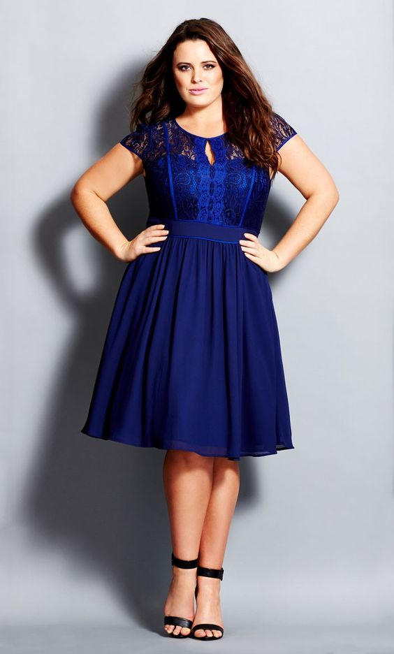 5 beautiful plus size dresses for a wedding guest