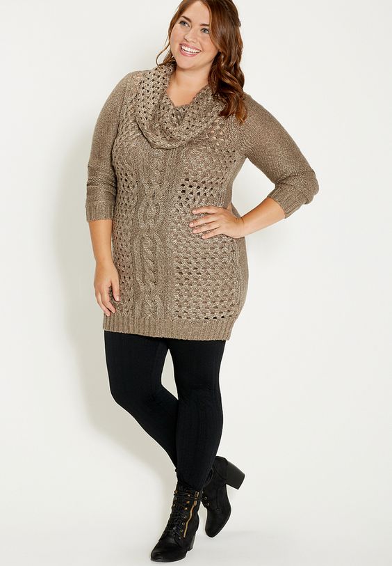 What To Wear With Leggings Plus Size